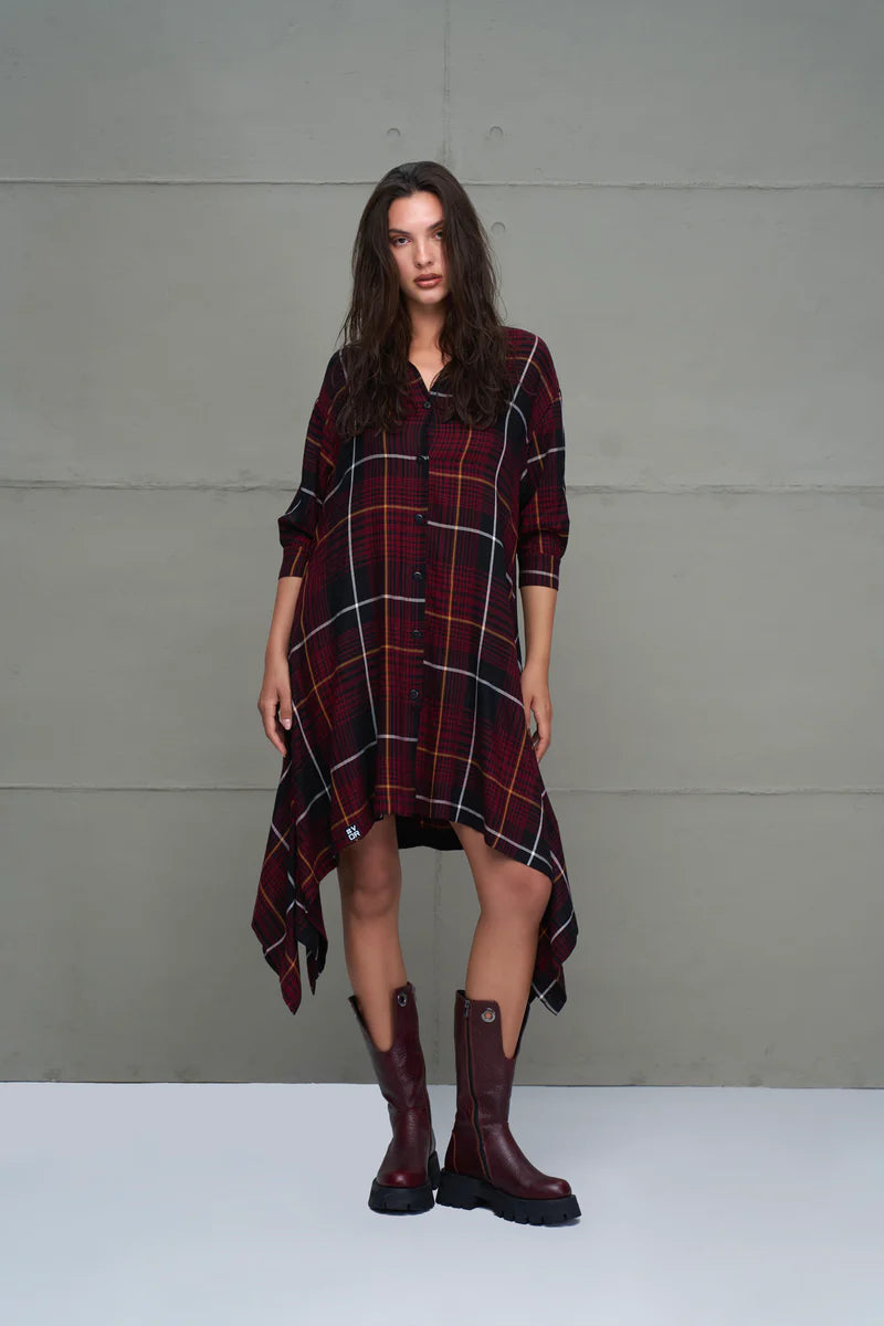 knit sweater and dress